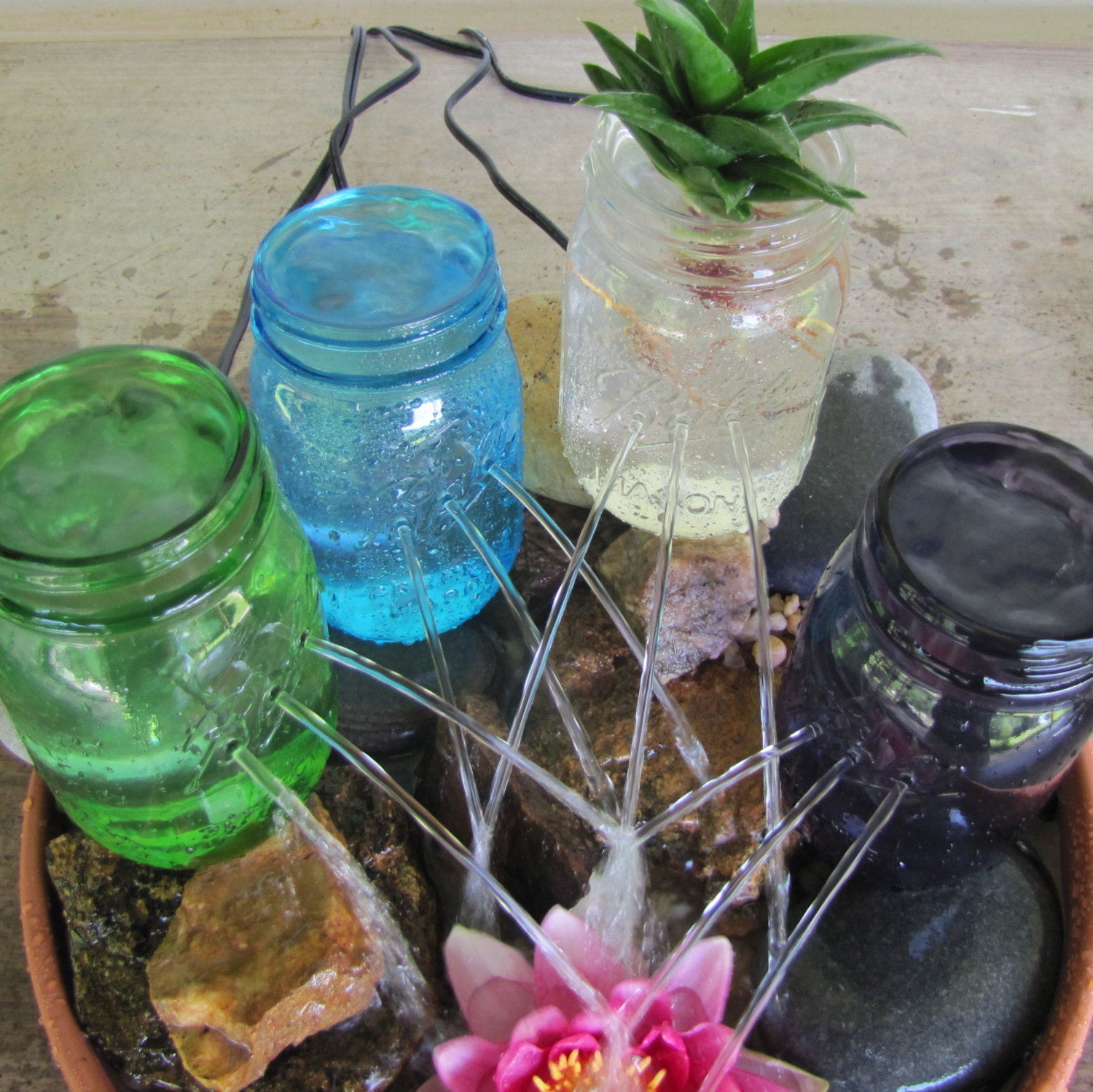 Best ideas about DIY Outdoor Water Fountain Kits
. Save or Pin DIY Mason Jar Water Garden Fountain Kit by CraftInnovation Now.