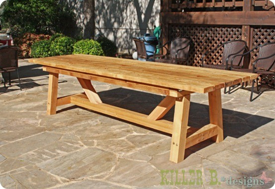 Best ideas about DIY Outdoor Wood Table
. Save or Pin Outdoor Wood Dining Table Now.