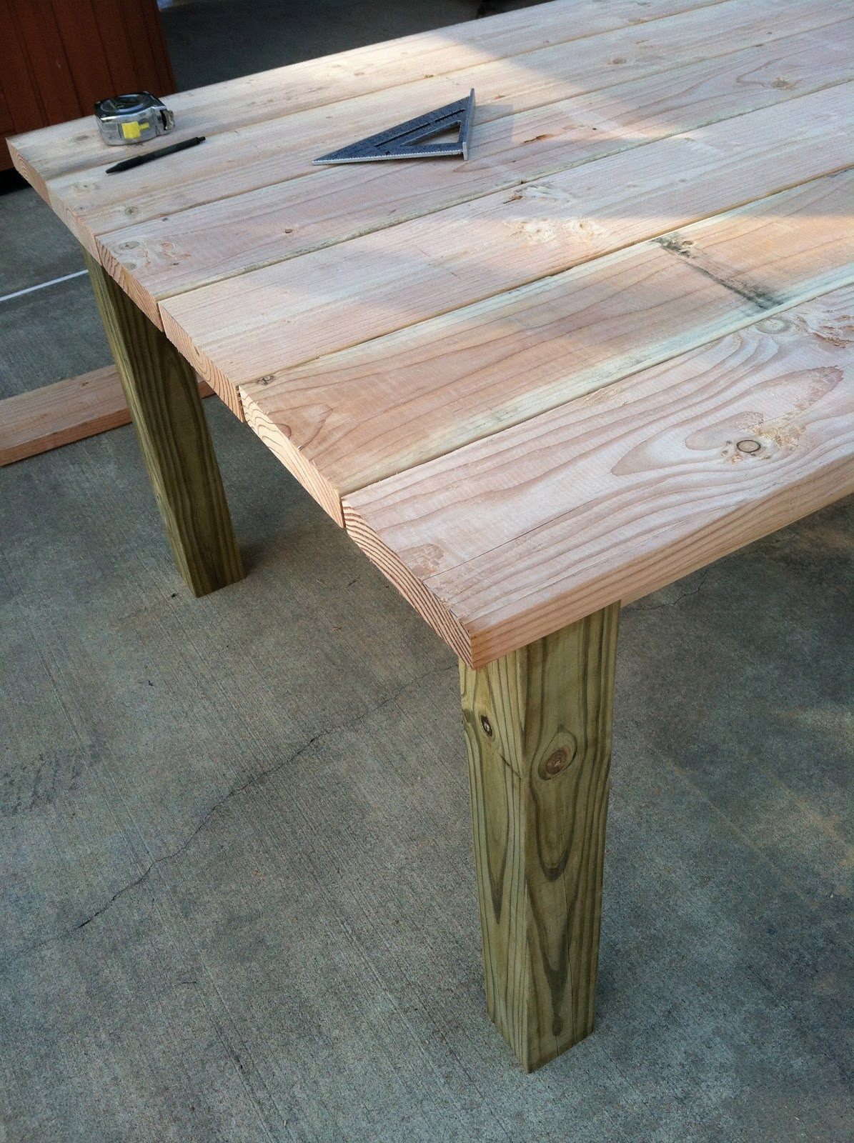 Best ideas about DIY Outdoor Wood Table
. Save or Pin Pine Tree Home Building My Own Outdoor Wood Farm Table Now.