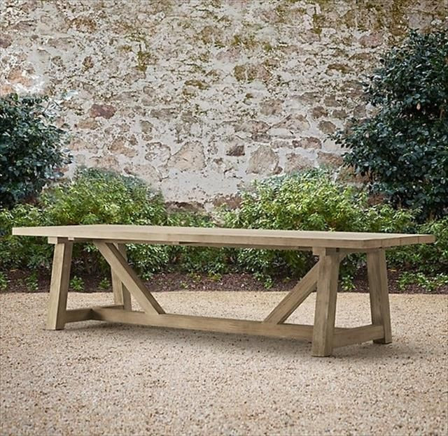 Best ideas about DIY Outdoor Wood Table
. Save or Pin 11 DIY Outdoor Table And Bench Design Now.