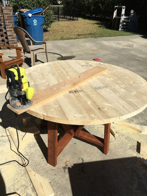 Best ideas about DIY Outdoor Wood Table
. Save or Pin 25 best ideas about Round patio table on Pinterest Now.