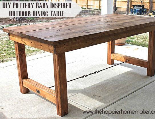 Best ideas about DIY Outdoor Wood Table
. Save or Pin Best 25 Diy outdoor table ideas on Pinterest Now.