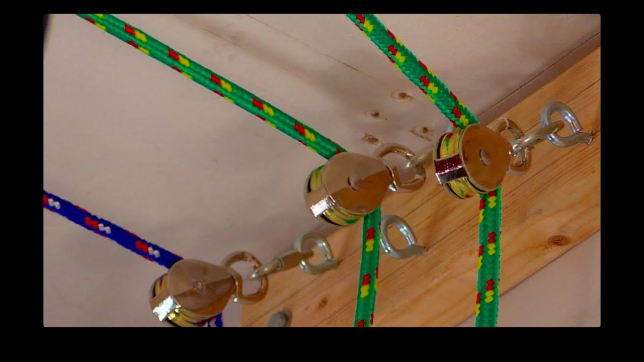 Best ideas about Diy Overhead Garage Storage Pulley System
. Save or Pin HOW TO Create a Garage Pulley Storage System Now.