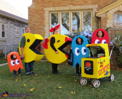 Best ideas about DIY Pac Man Costume
. Save or Pin Family Pac Man Costume Now.