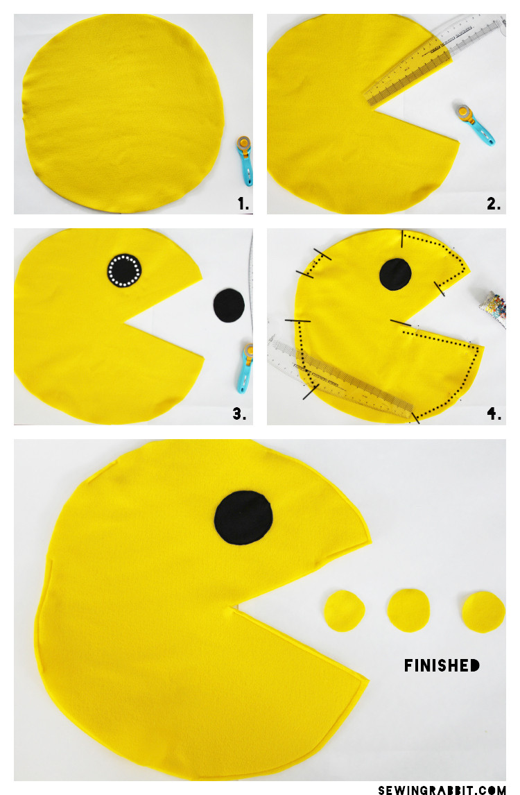 Best ideas about DIY Pac Man Costume
. Save or Pin Pac Man & Ghost Costume DIY The Sewing Rabbit Now.