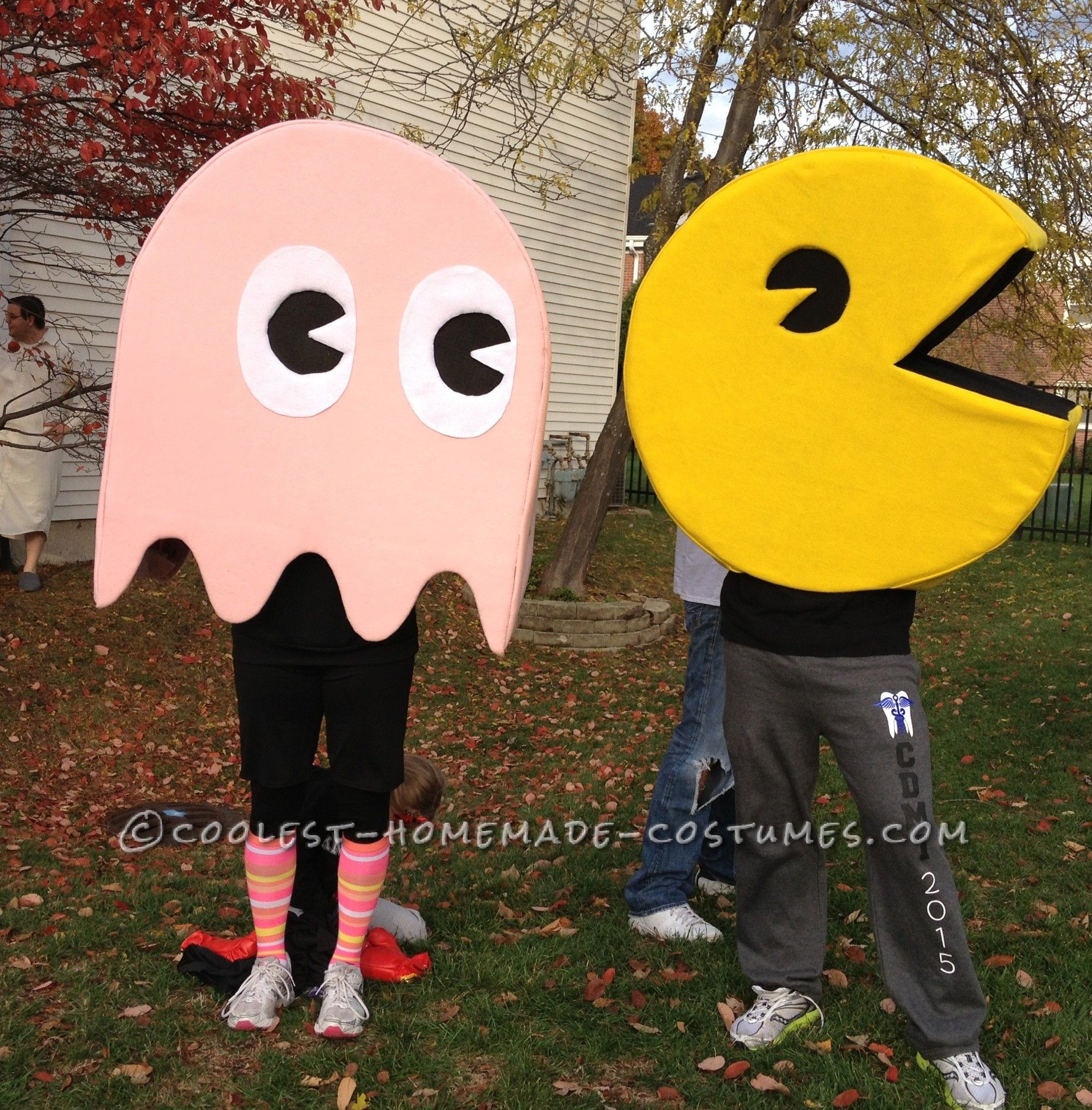 Best ideas about DIY Pac Man Costume
. Save or Pin Quick and Easy Pac Man and Pinkie Couple s Costume Now.