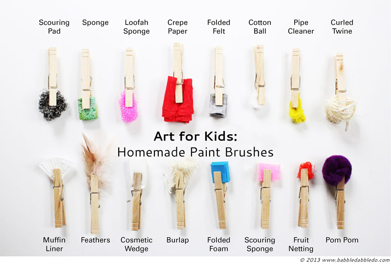 Best ideas about DIY Paint Brush
. Save or Pin 16 Homemade Paint Brushes Babble Dabble Do Now.