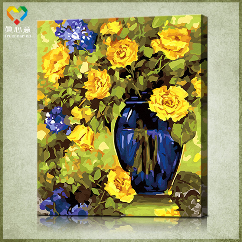 Best ideas about DIY Paint By Numbers
. Save or Pin Flower painting by numbers kits Now.