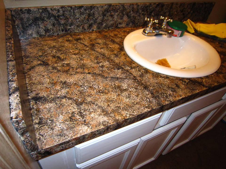 Best ideas about DIY Paint Countertops
. Save or Pin DIY Faux Granite Countertop … without a kit for under $60 Now.