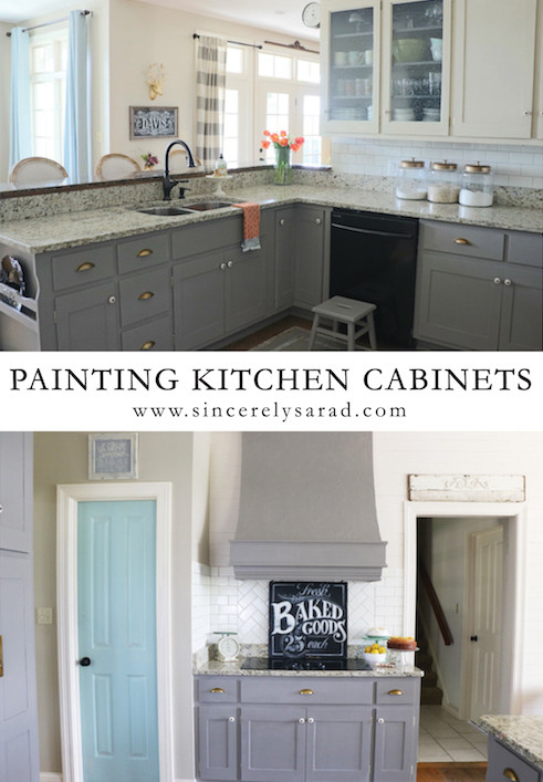 Best ideas about DIY Paint Kitchen Cabinets
. Save or Pin Painting Kitchen Cabinets ALL DONE Sincerely Sara D Now.