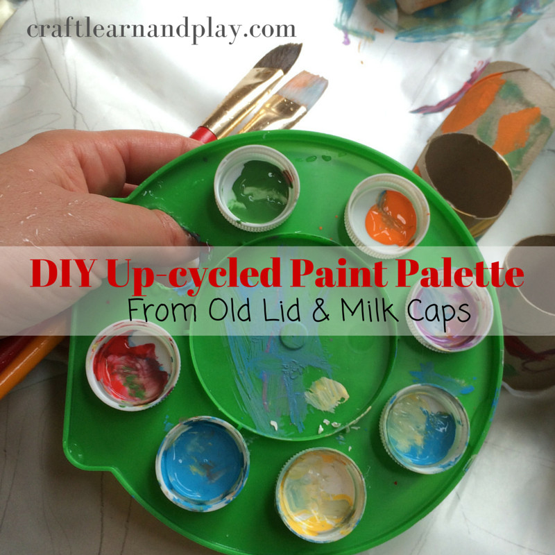 Best ideas about DIY Paint Palette
. Save or Pin DIY Paint Palette using old milk caps Now.