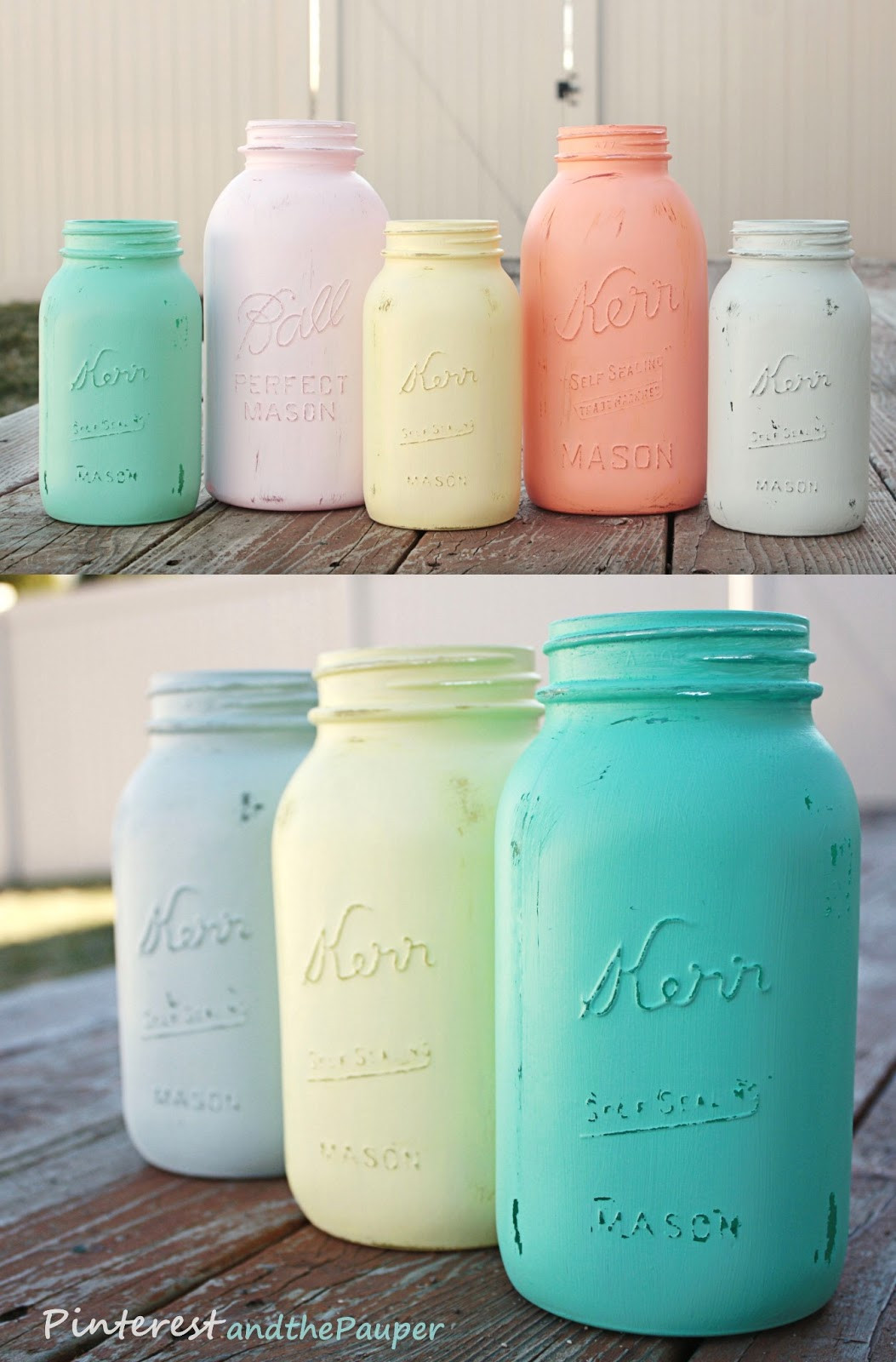 Best ideas about DIY Painted Mason Jars
. Save or Pin Pinterest and the Pauper DIY Painted Mason Jars Now.