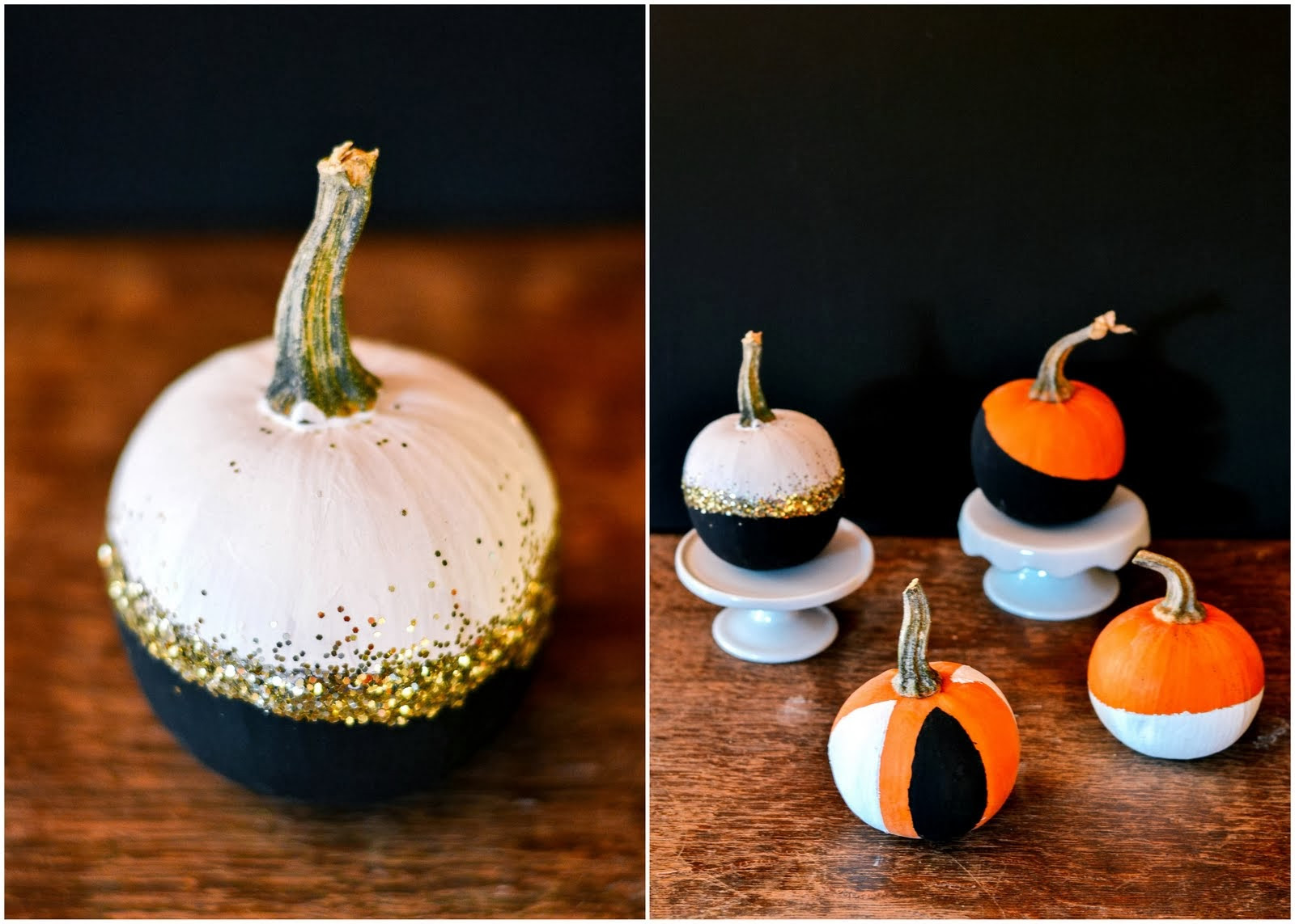 Best ideas about DIY Painted Pumpkins
. Save or Pin p s ♡ diy black and white painted pumpkins Now.