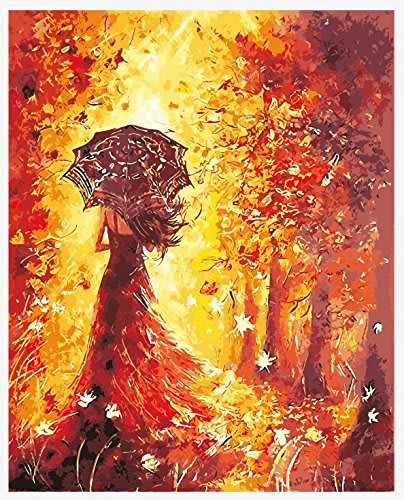 Best ideas about DIY Painting By Numbers
. Save or Pin DIY Painting Paint by Number Kit Romantic Girl Walking Now.
