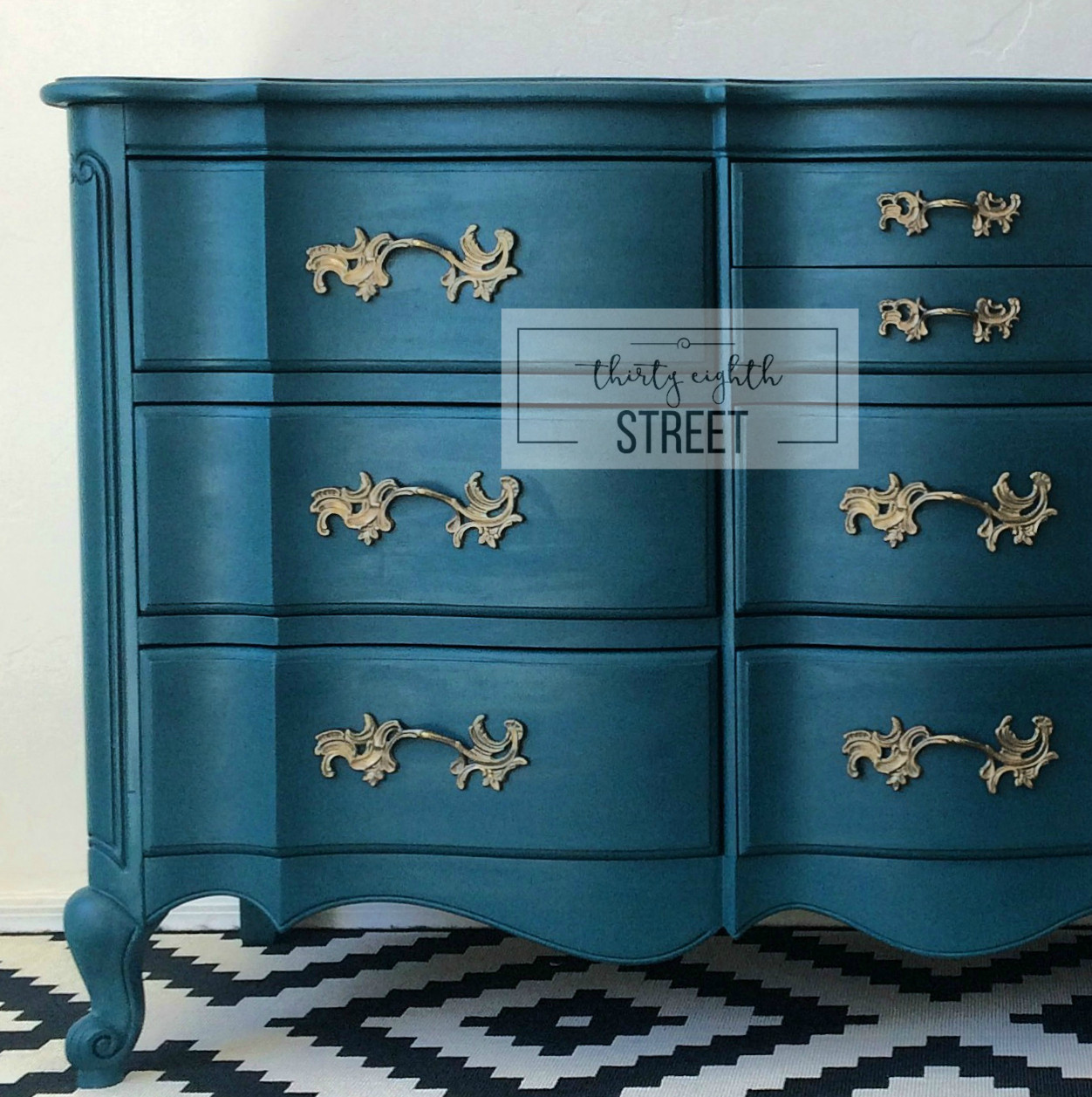 Best ideas about DIY Painting Dresser
. Save or Pin Painted Dresser in Peacock Blue Thirty Eighth Street Now.