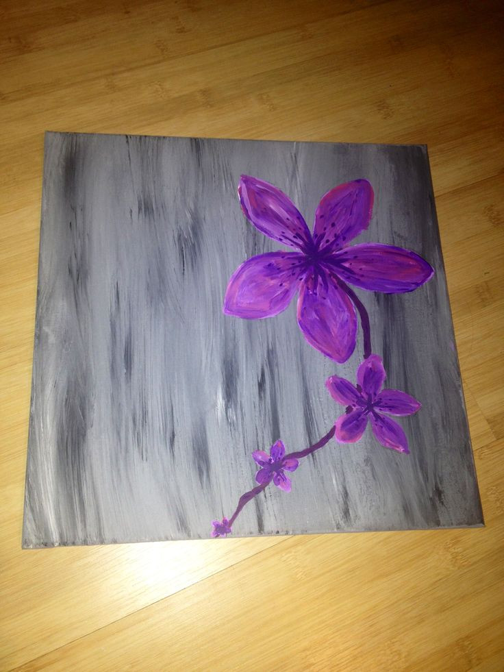 Best ideas about DIY Painting Projects
. Save or Pin Flower diy painting canvas flower Now.