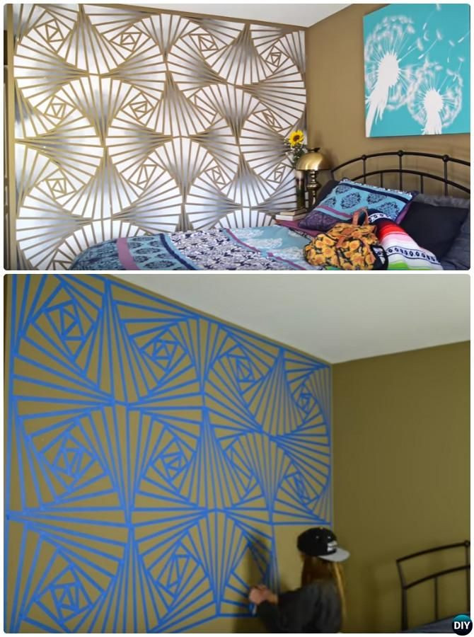 Best ideas about DIY Painting Wall
. Save or Pin 12 DIY Patterned Wall Painting Ideas and Techniques Now.