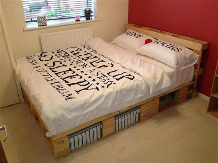 Best ideas about DIY Pallet Bed
. Save or Pin 40 DIY Ideas Easy to Install Pallet Platform Beds Now.
