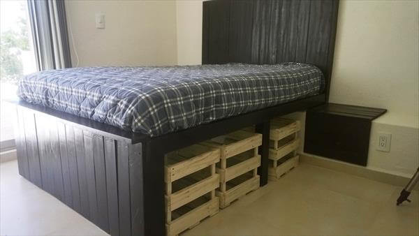 Best ideas about DIY Pallet Bed With Storage
. Save or Pin DIY Pallet Bed with Storage Now.