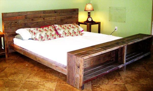 Best ideas about DIY Pallet Bed With Storage
. Save or Pin DIY Pallet bed with Storage and Headboard Now.