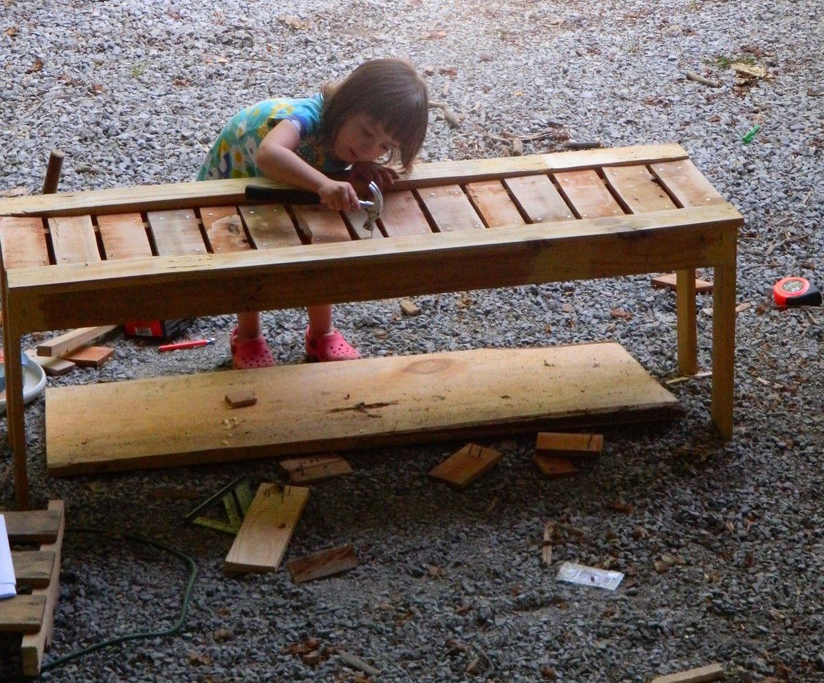 Best ideas about DIY Pallet Benches
. Save or Pin Ana White Now.