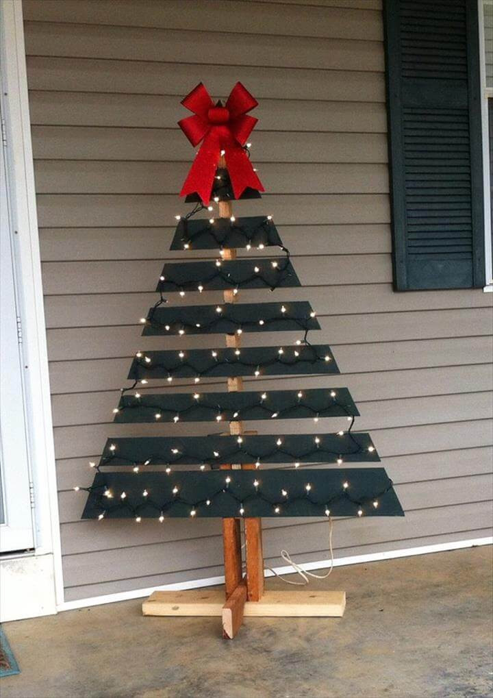 Best ideas about DIY Pallet Christmas Trees
. Save or Pin Pallet Tree with Lights Now.
