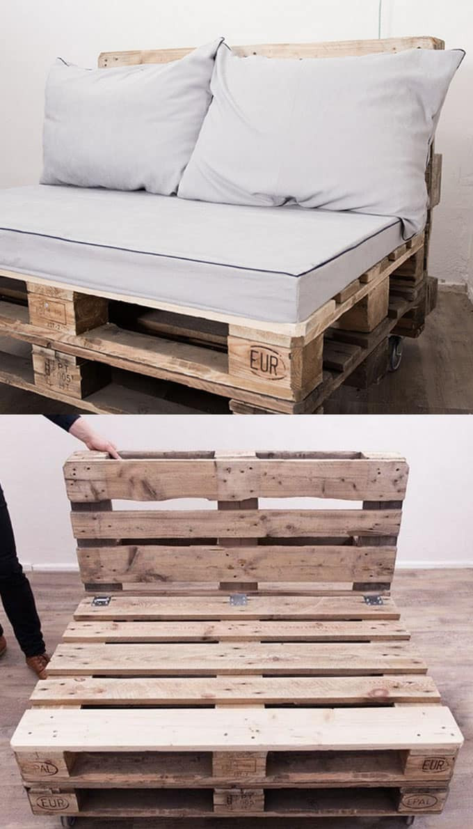 Best ideas about DIY Pallet Couch
. Save or Pin 12 Easy Pallet Sofas and Coffee Tables to DIY in e Now.