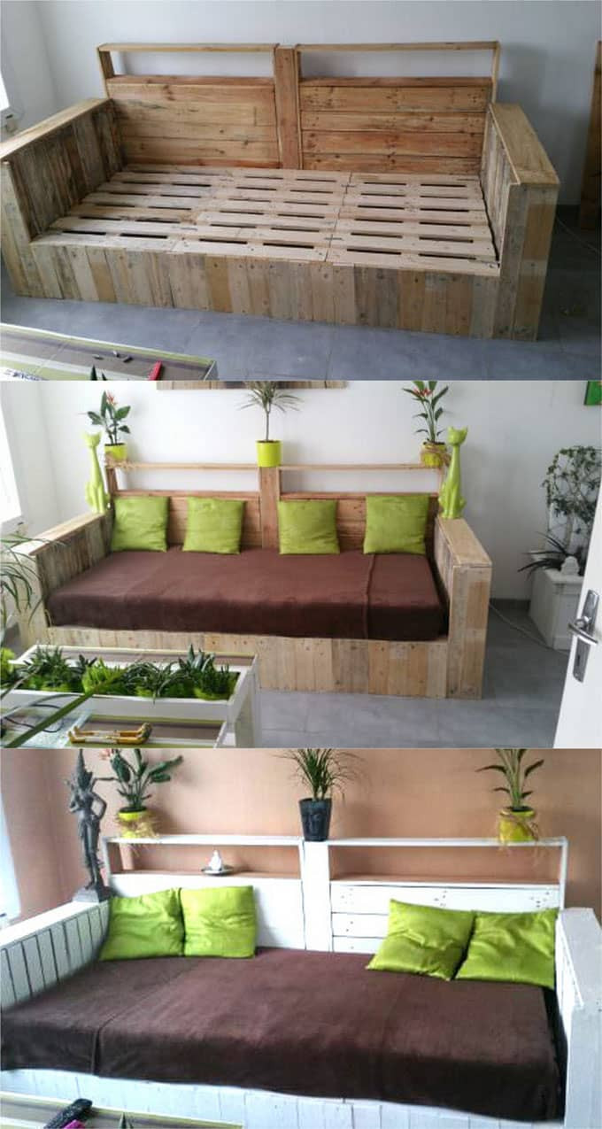 Best ideas about DIY Pallet Couch
. Save or Pin 12 Easy Pallet Sofas and Coffee Tables to DIY in e Now.
