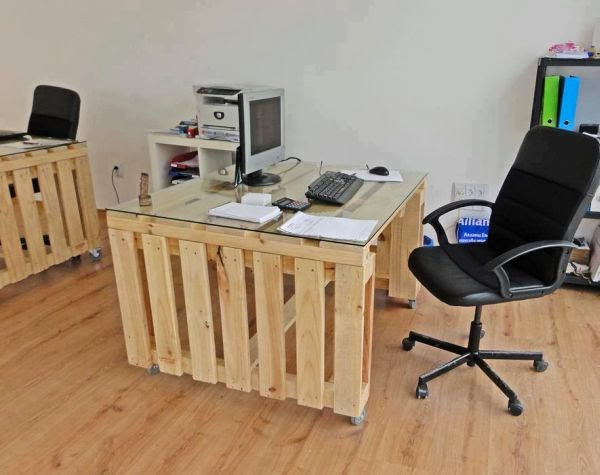 Best ideas about DIY Pallet Desks
. Save or Pin DIY Pallet fice Desk GOODIY Now.