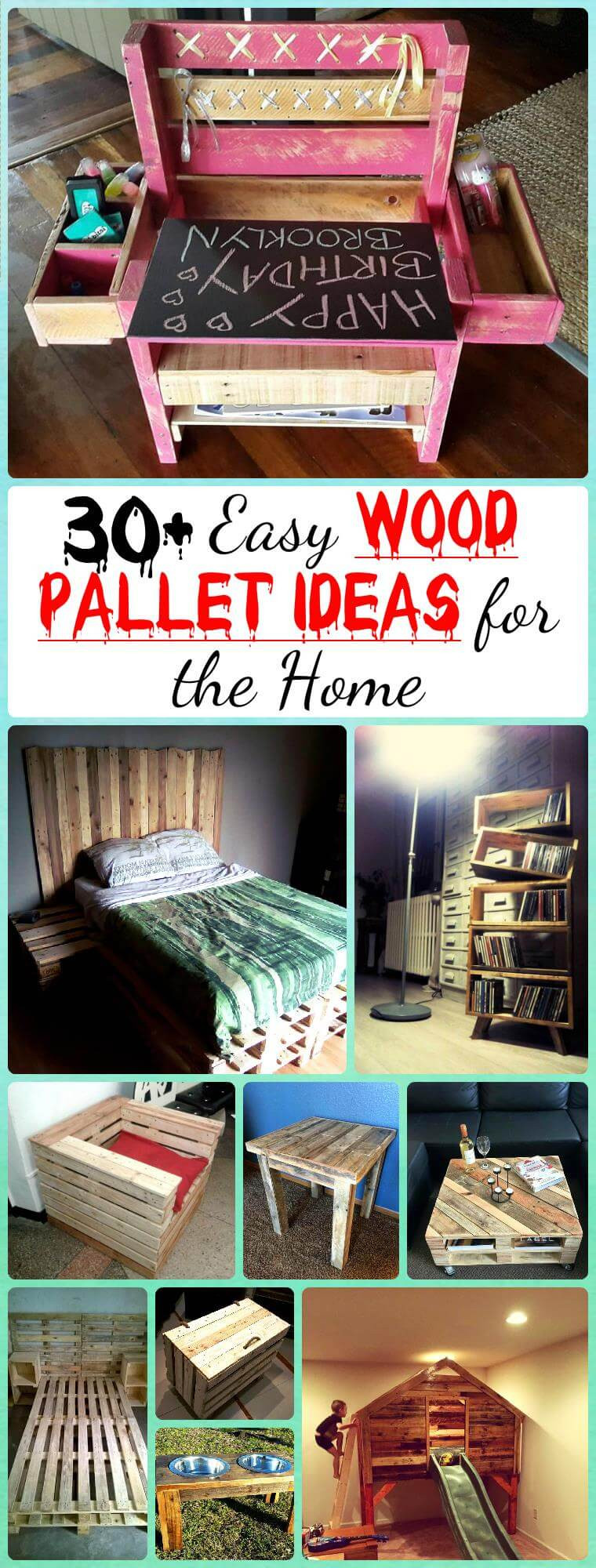 Best ideas about DIY Pallet Furniture Ideas
. Save or Pin 30 Easy Pallet Ideas for the Home Now.