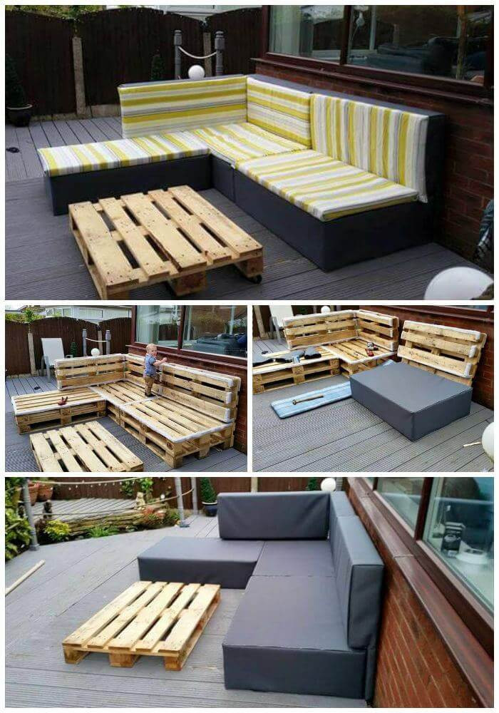Best ideas about DIY Pallet Furniture
. Save or Pin DIY Pallet Upholstered Sectional Sofa Tutorial Easy Now.