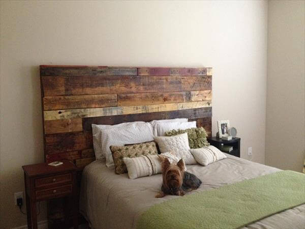 Best ideas about DIY Pallet Headboard
. Save or Pin DIY Wood Pallet Headboard Instructions Now.