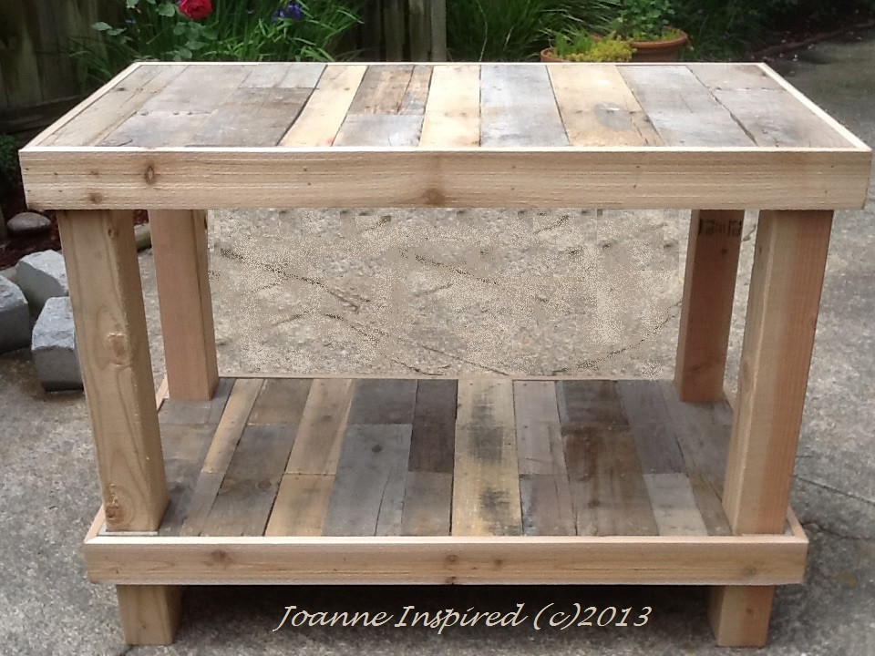 Best ideas about DIY Pallet Kitchen Island
. Save or Pin Pallet Project Kitchen Island Work Table – Joanne Inspired Now.