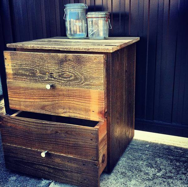 Best ideas about DIY Pallet Nightstand
. Save or Pin DIY Recycled Pallet Nightstand or Beside Table Now.