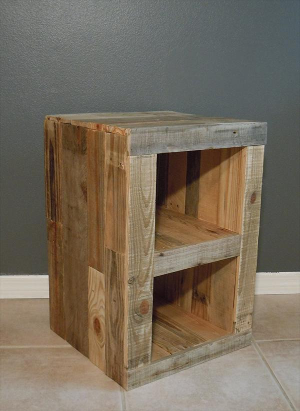 Best ideas about DIY Pallet Nightstand
. Save or Pin DIY Pallet Nightstand and Bed Now.