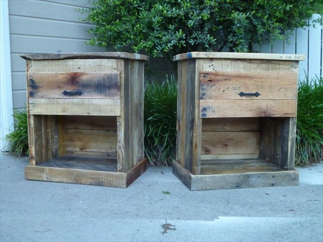 Best ideas about DIY Pallet Nightstand
. Save or Pin How to Make your own DIY Pallet Nightstands – Tiny House Pins Now.