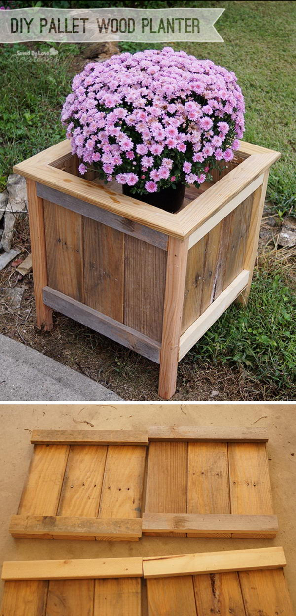 Best ideas about DIY Pallet Planter
. Save or Pin 15 DIY Garden Planter Ideas Using Wood Pallets Hative Now.