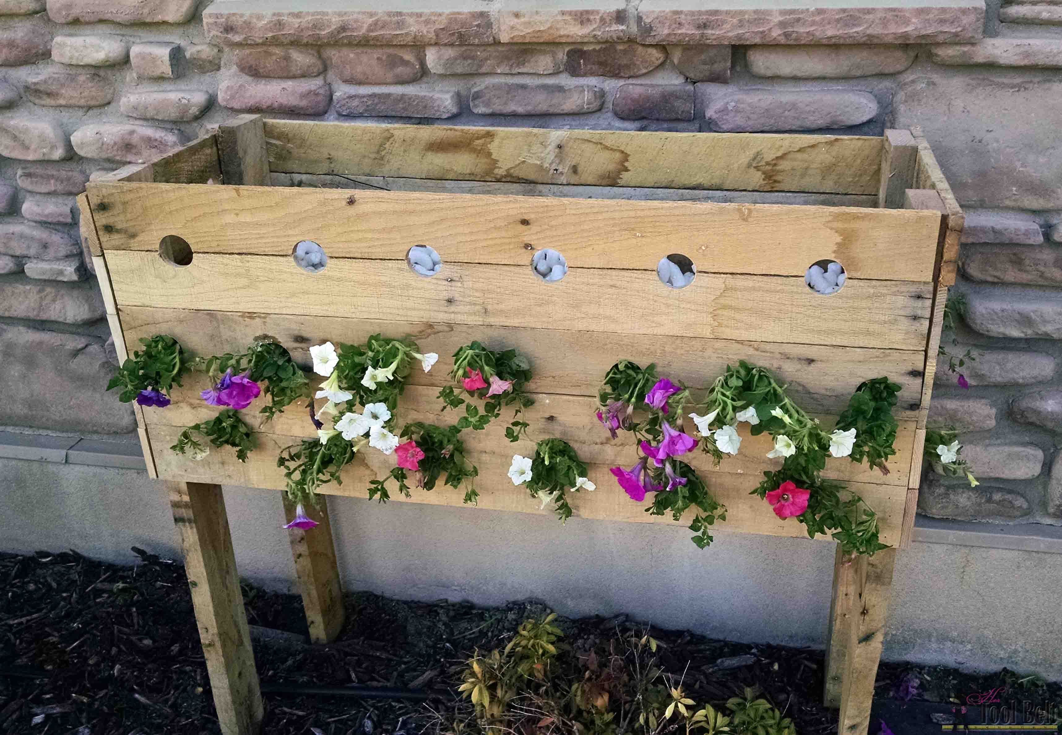 Best ideas about DIY Pallet Planter Box
. Save or Pin Pallet Planter Box For Cascading Flowers Her Tool Belt Now.