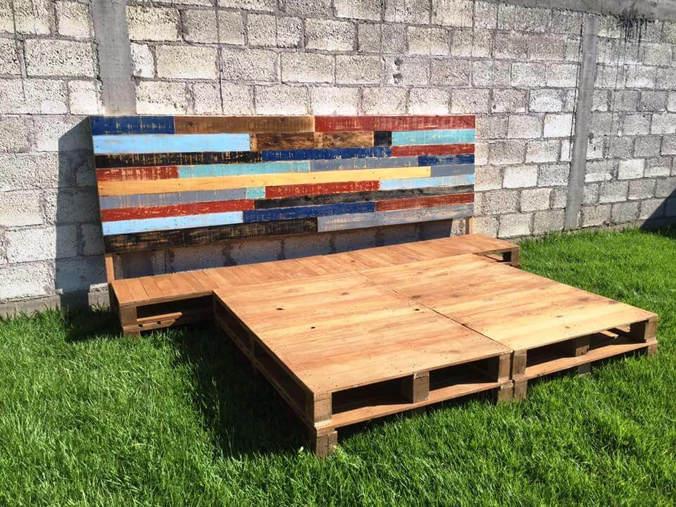 Best ideas about DIY Pallet Platform Bed
. Save or Pin DIY Pallet Bed Frame with Headboard Now.