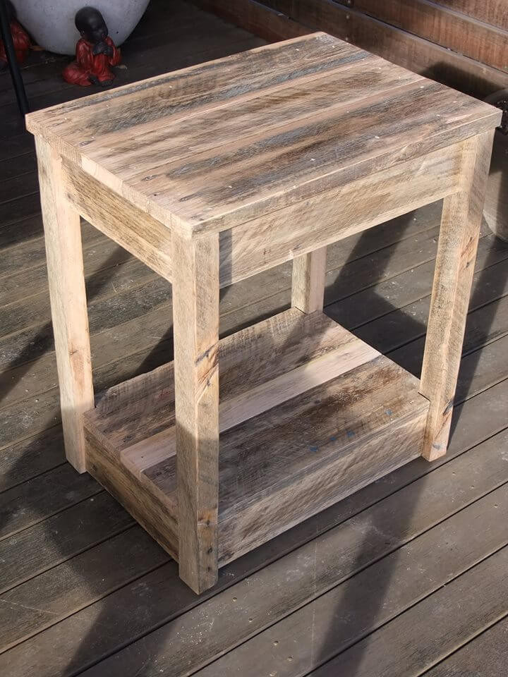 Best ideas about DIY Pallet Table
. Save or Pin DIY Pallet Side Table Nightstand Now.