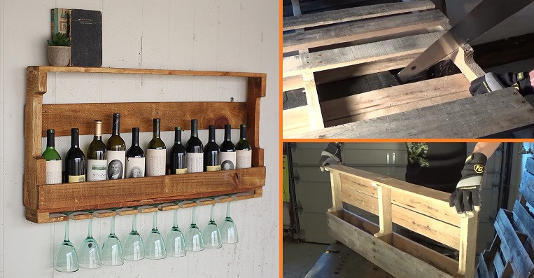 Best ideas about DIY Pallet Wine Rack
. Save or Pin DIY Wine Rack From a Wood Pallet Now.