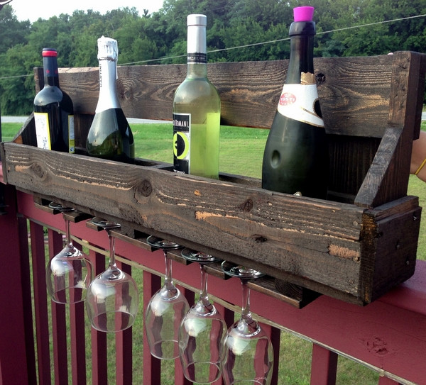 Best ideas about DIY Pallet Wine Rack
. Save or Pin DIY pallet wine rack – instructions and ideas for racks Now.