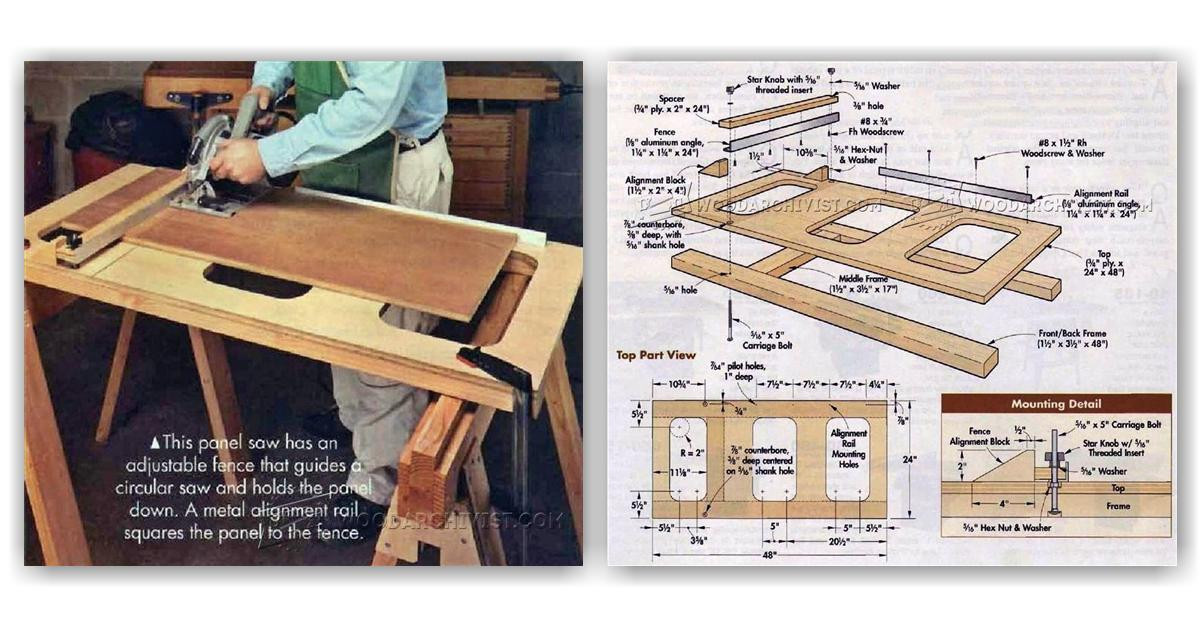 Best ideas about DIY Panel Saw Plans
. Save or Pin DIY Panel Saw • WoodArchivist Now.