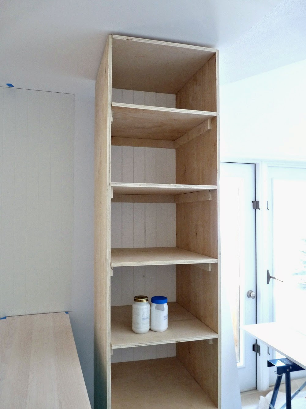 Best ideas about Diy Pantry Cabinet
. Save or Pin Kitchen Progress DIY Pantry Cabinet Working Around the Now.