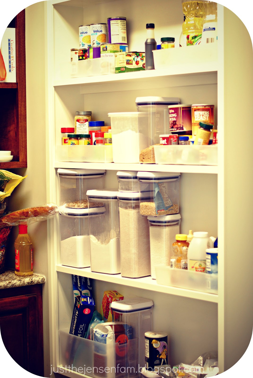 Best ideas about DIY Pantry Organizers
. Save or Pin Just the Jensen Family DIY Pantry Organization Now.