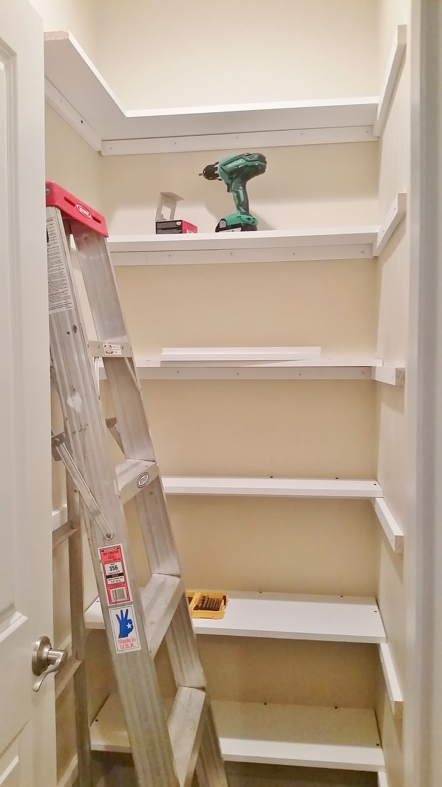 Best ideas about DIY Pantry Shelves
. Save or Pin Kitchen Pantry Makeover Replace wire shelves with wrap Now.