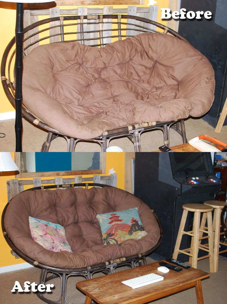 Best ideas about DIY Papasan Chair
. Save or Pin Papasan Cushion Restuff Good to know for my free papasan Now.