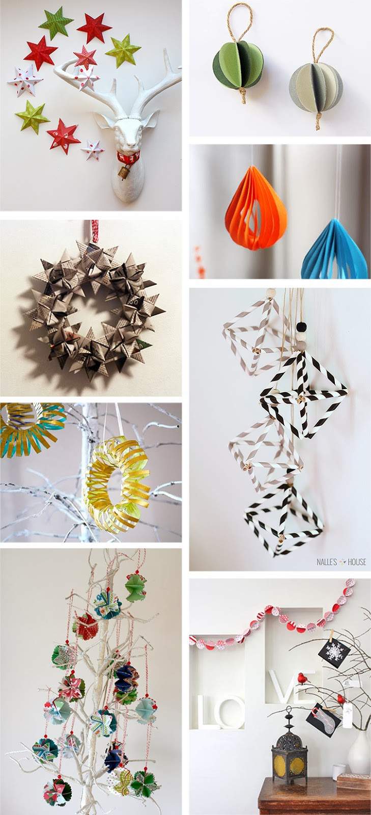 Best ideas about DIY Paper Christmas Decorations
. Save or Pin DIY Monday Paper Christmas ornaments Ohoh Blog Now.