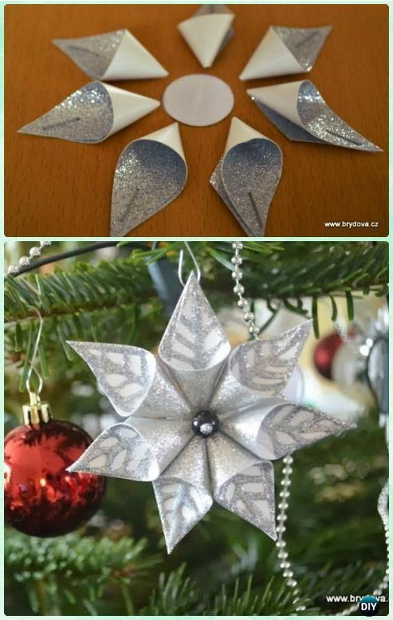 Best ideas about DIY Paper Christmas Decorations
. Save or Pin DIY Paper Christmas Tree Ornament Craft Ideas Instructions Now.