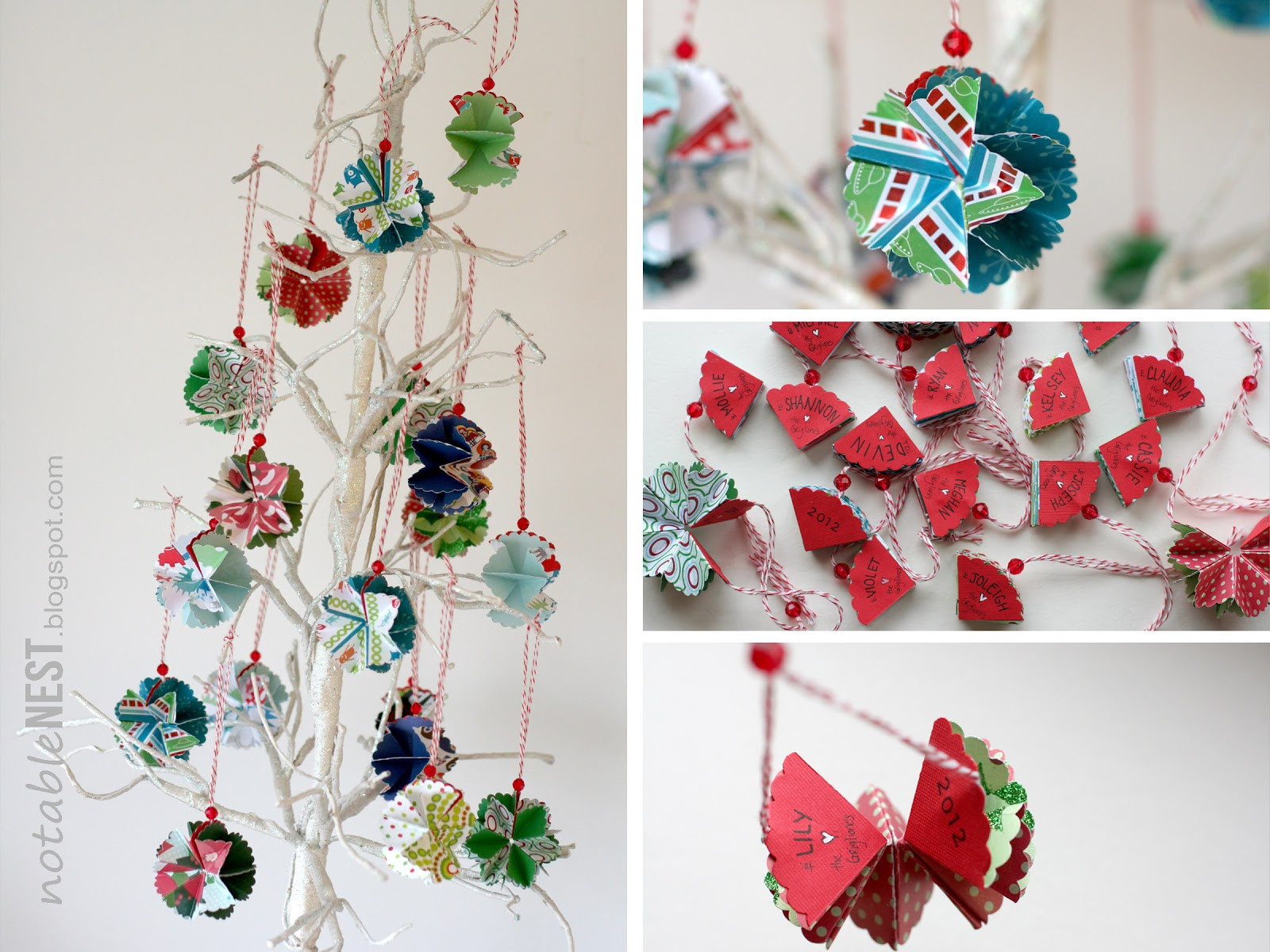 Best ideas about DIY Paper Christmas Ornament
. Save or Pin Notable Nest Foldable Christmas Ornaments Now.